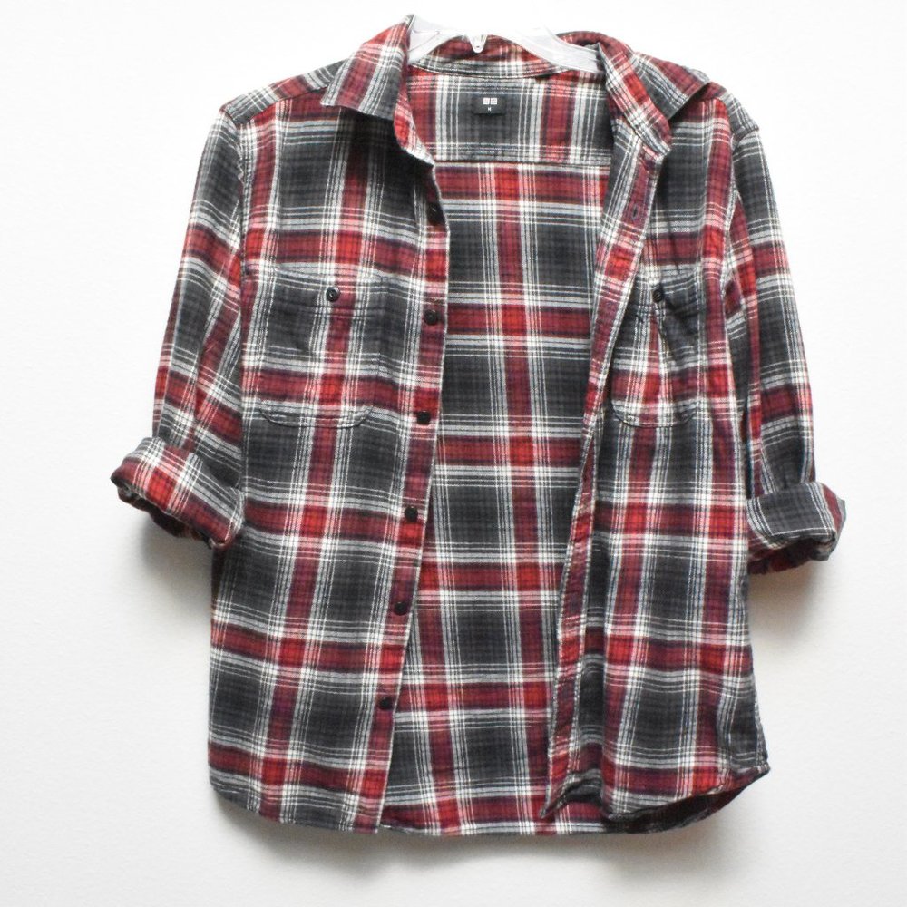 UNIQLO 100% Cotton Flannel - Picture 1 of 4